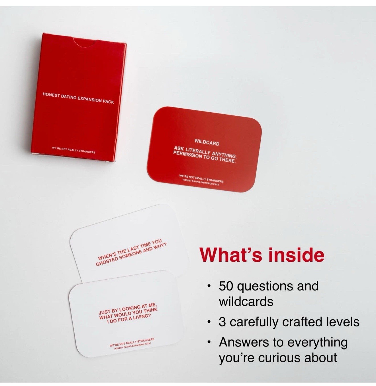 Honest Dating Expansion Pack Card Game – 50 Cards & Wild Cards – Conversation…
