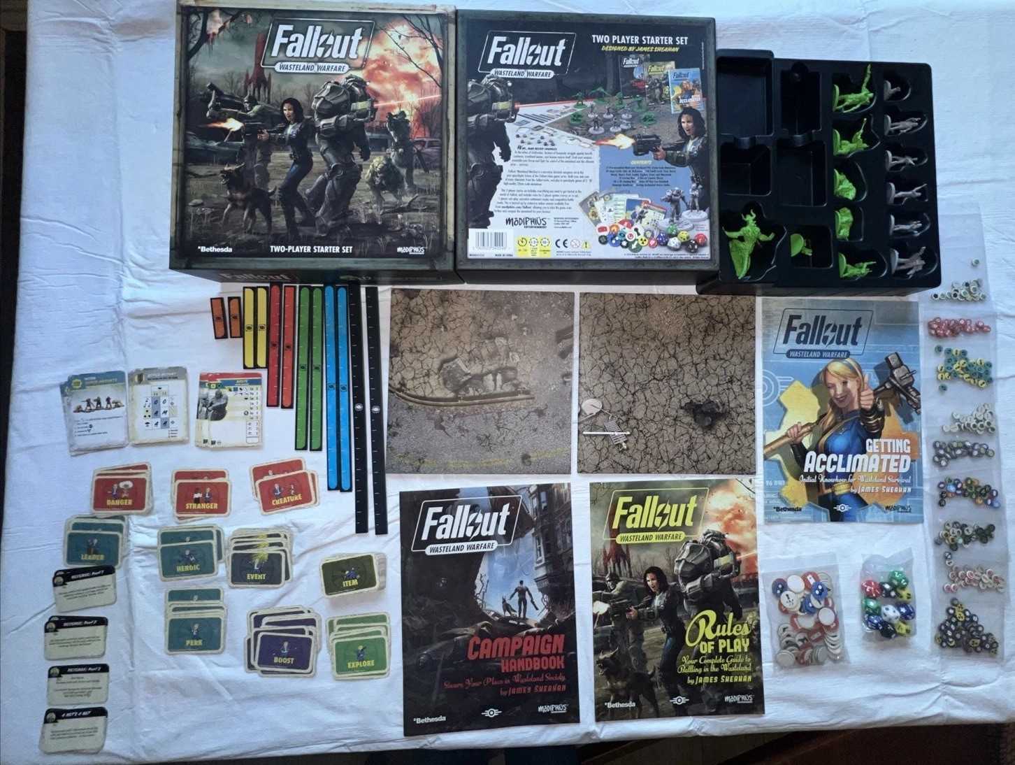Fallout Wasteland Warfare Board Game 2018 Modiphius Player Starter Set MUHO51235