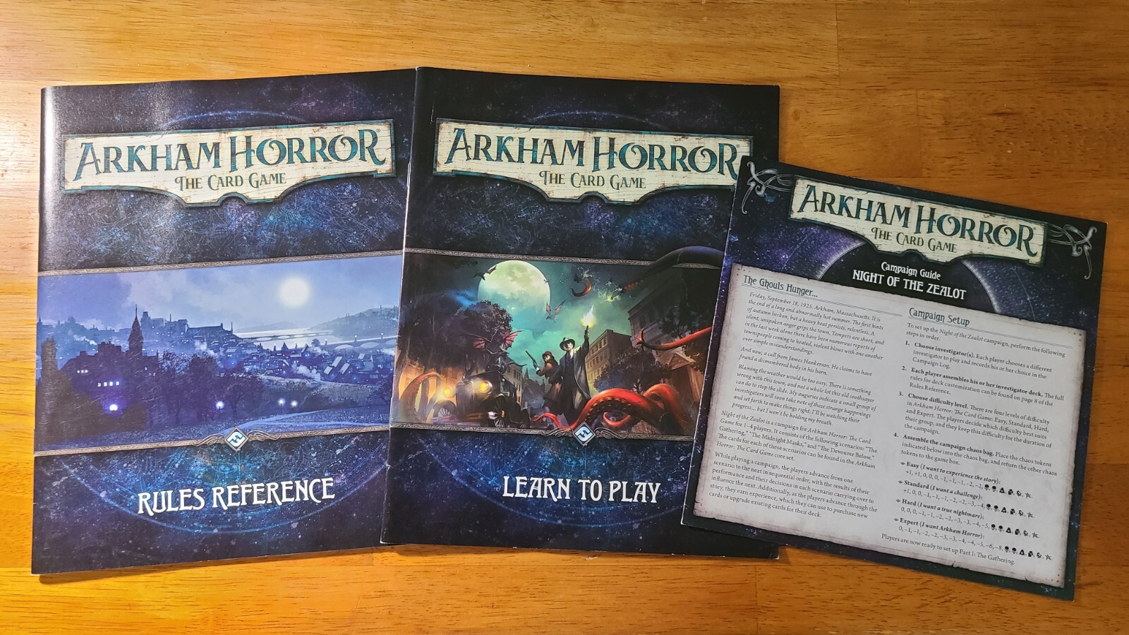 Arkham Horror: The Card Game – LCG – Core Set Replacement Rules Manuals Guide