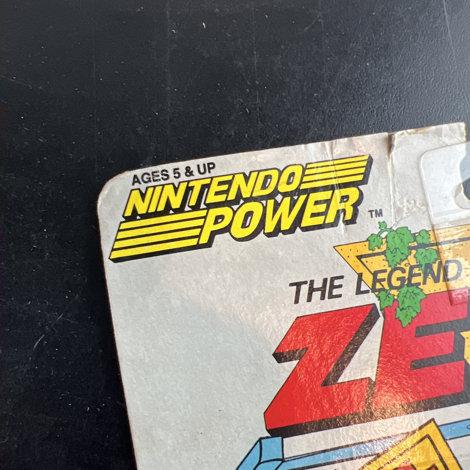 VTG Legend Of Zelda Skill Shooter On Original Card 1988 Toy Skill Game Largo