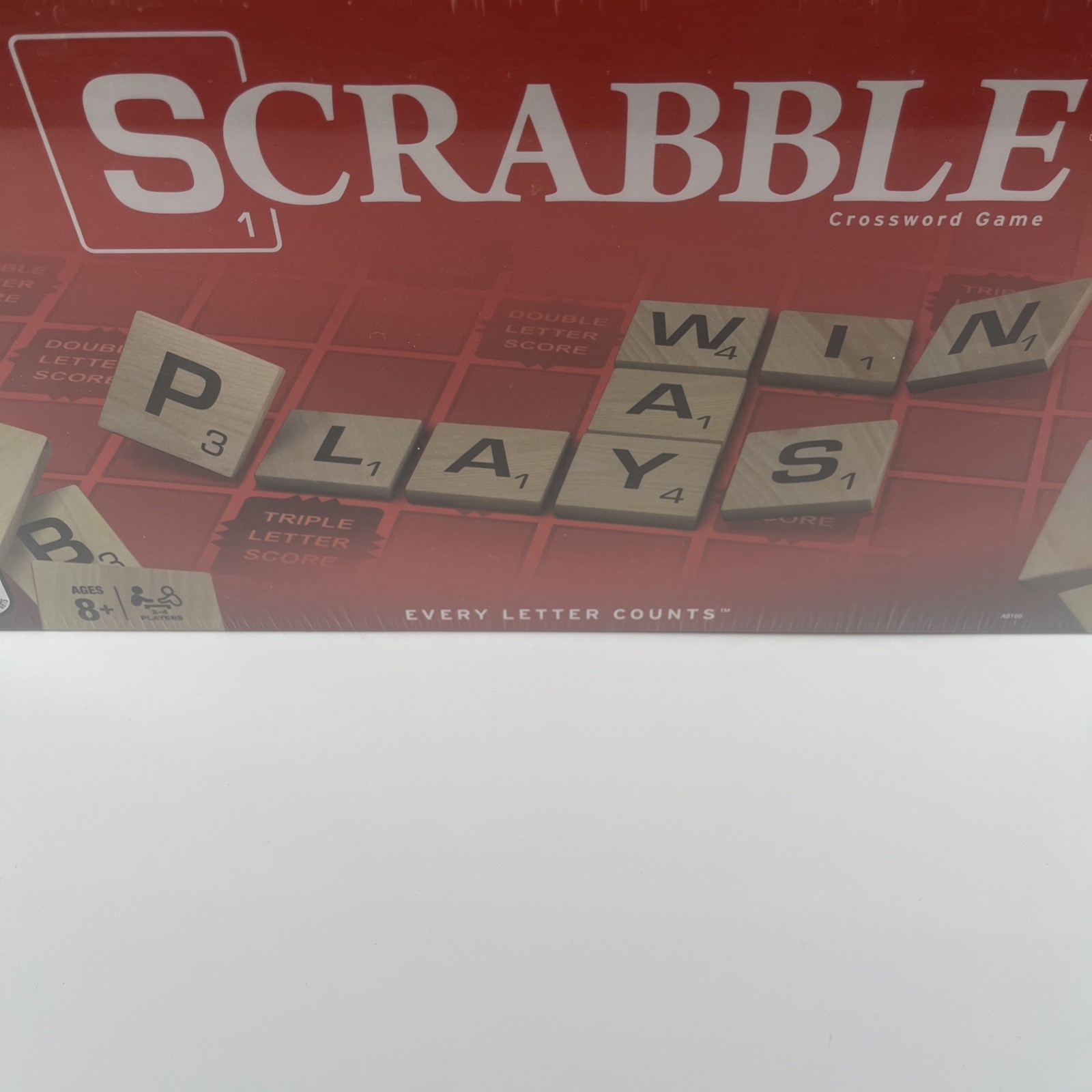 SCRABBLE CROSSWORD BOARD GAME by Milton Bradley Retro NEW & SEALED