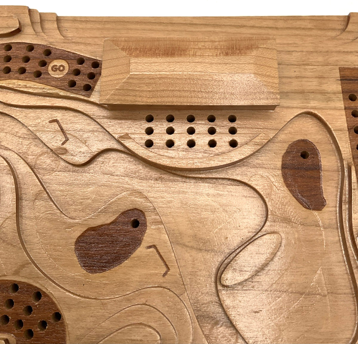 Handmade Cribscapes 3-D Golf Inspired Cribbage Board Made in Canada Card Game