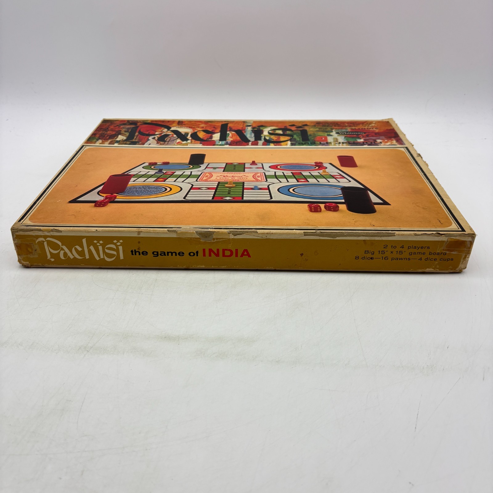 VINTAGE Pachisi and Le Jeu Joli COMPLETE Whitman 1967 Parcheesi Classic India
