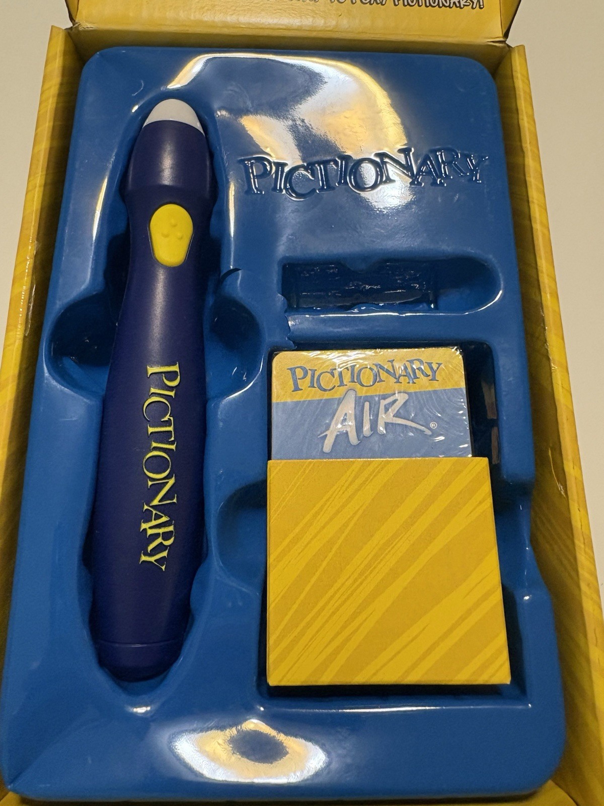 Pictionary Air Drawing Family Game with Light-up Pen and Clue Cards Smart Device