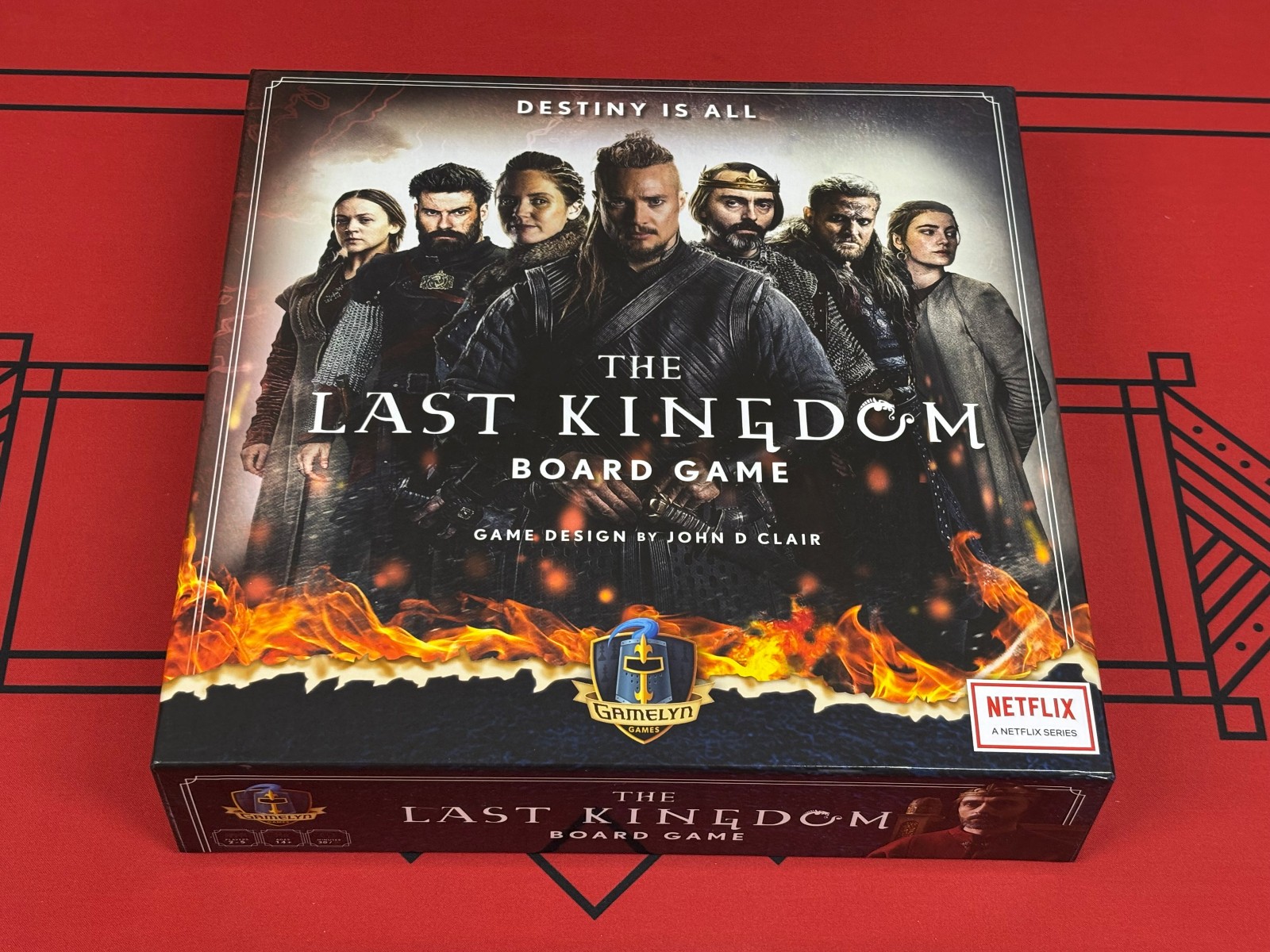 Unplayed, Sleeved The Last Kingdom Board Game By Gamelyn Games Strategy Netflix