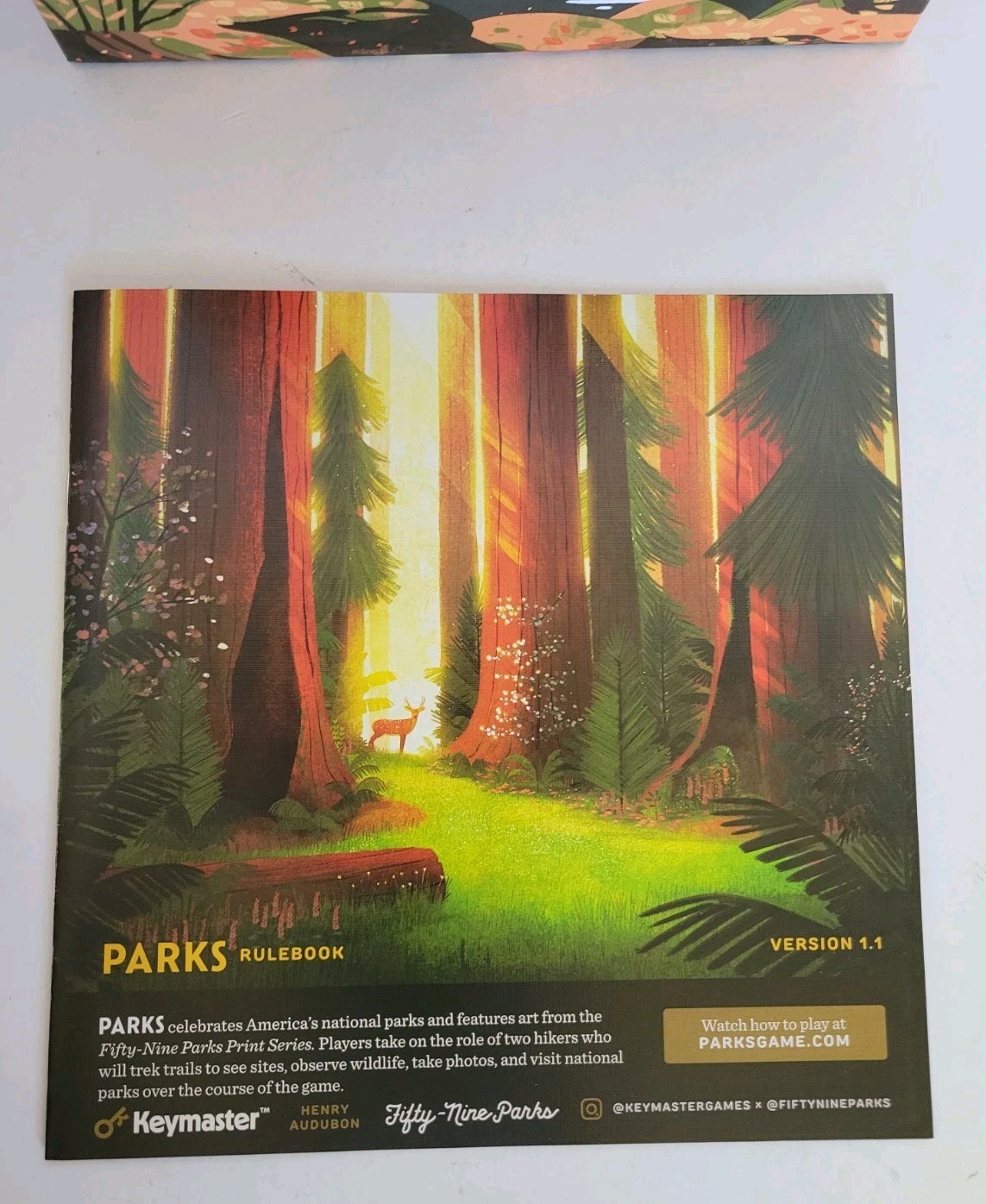 PARKS Keymaster Games Board Game 1st Edition First Complete Excellent KYM0501