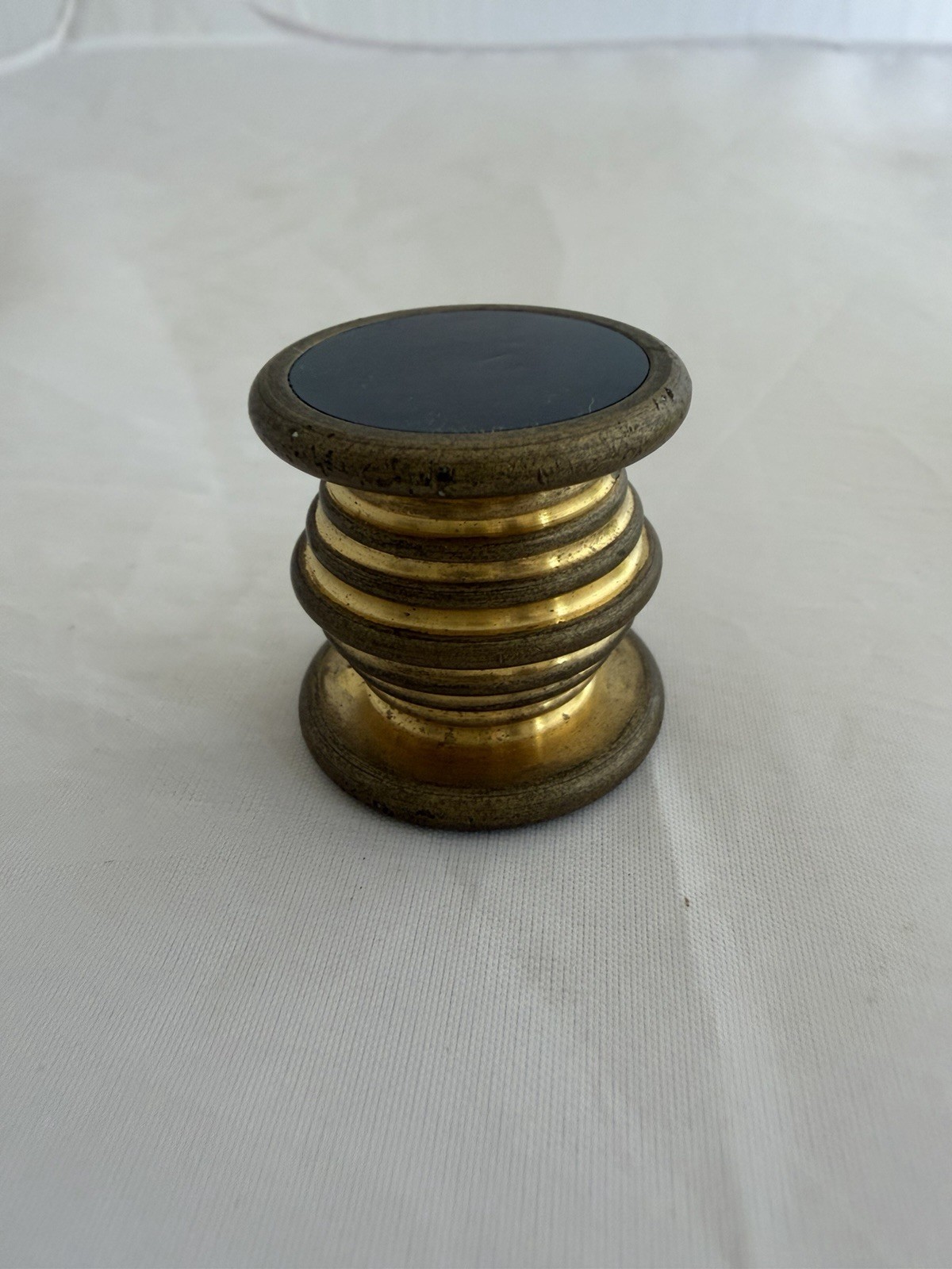 Vintage 90’s Heavy Brass Torpedo Holo Eye Slammer with Slammer Tube