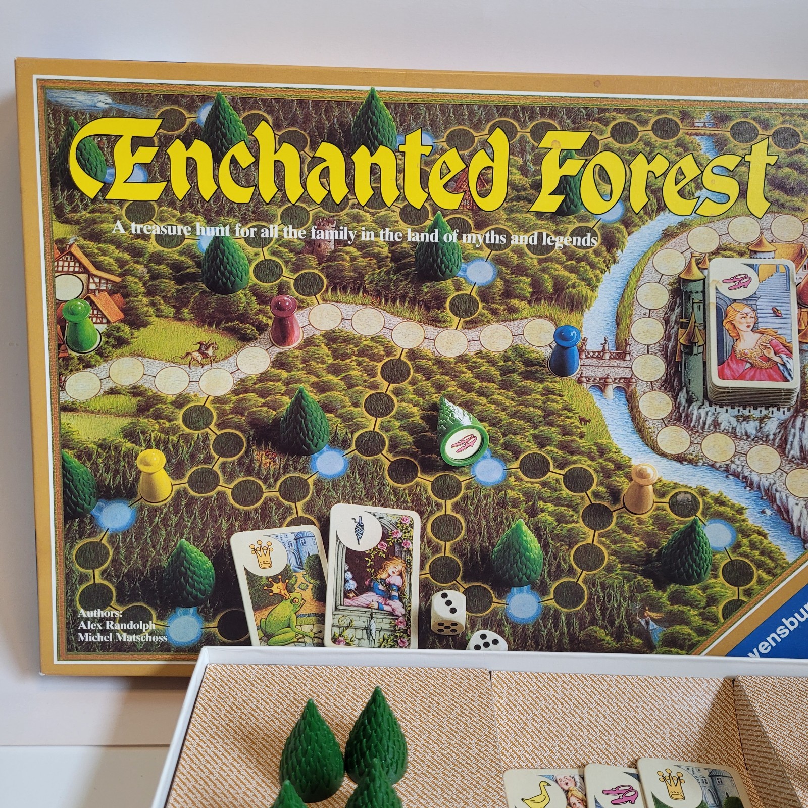 Vtg 1982 Enchanted Forest Board Game Ravensburg Germany Incomplete Description
