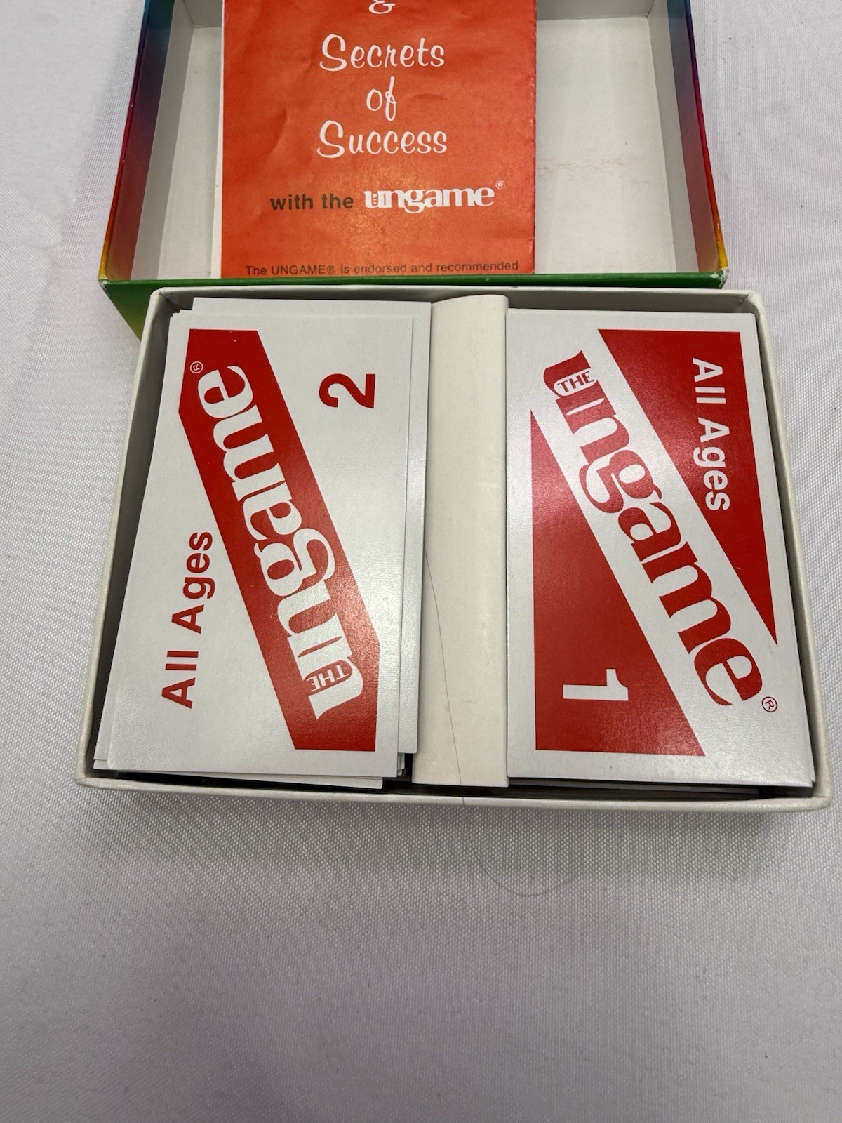 1983 The UNGAME Pocket Travel Size COMPLETE Set Vintage Board Game Self Express