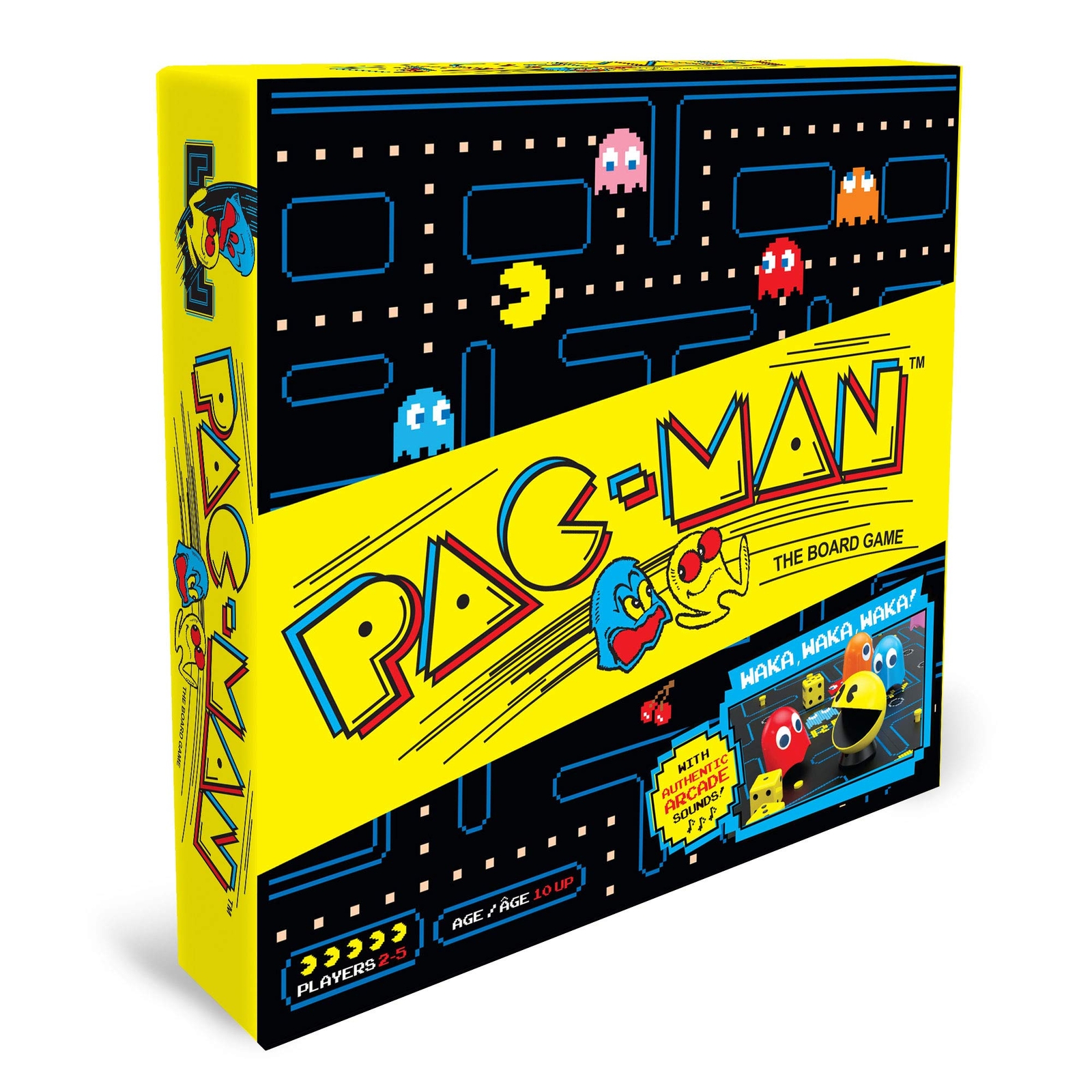 Pac Man Board Game Classic Arcade Experience 2 to 5 Players Ages 10 Plus