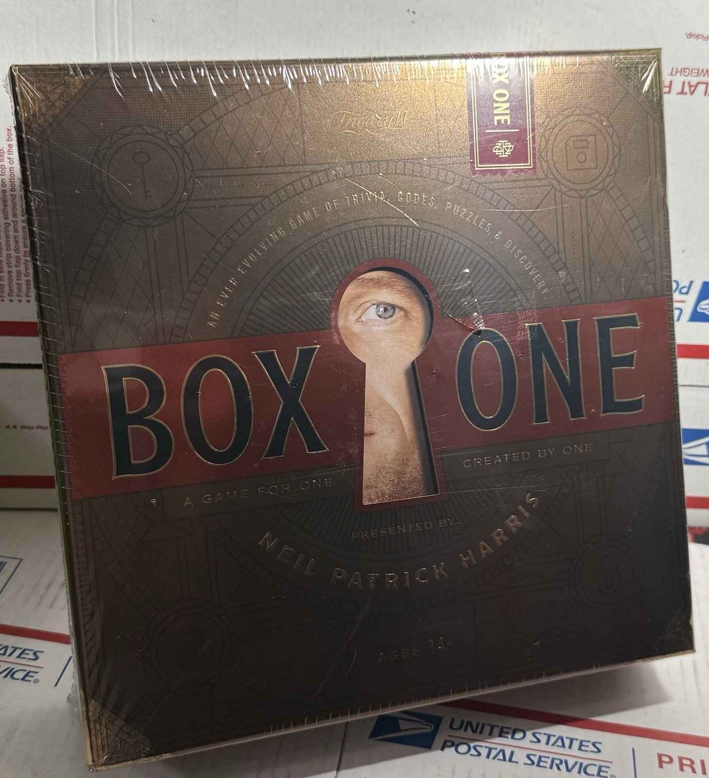 BOX ONE PRESENTED BY NEIL PATRICK HARRIS BOARD GAME (BRAND NEW SEALED)-