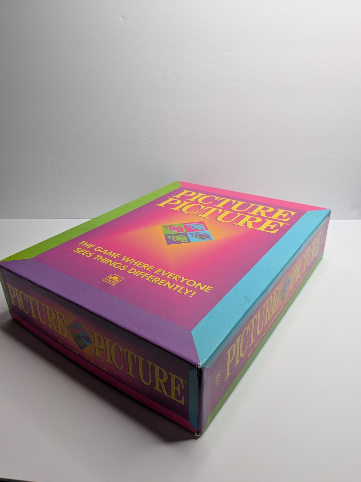 VINTAGE Picture Picture Board Game COMPLETE Golden 1992 Open Box NEVER PLAYED