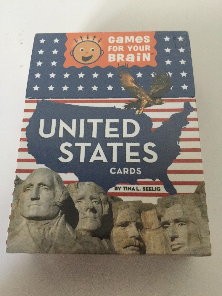 Games For Your Brain United States Card Game Crazy 8’s/War/Gin Rummy/Solitaire..