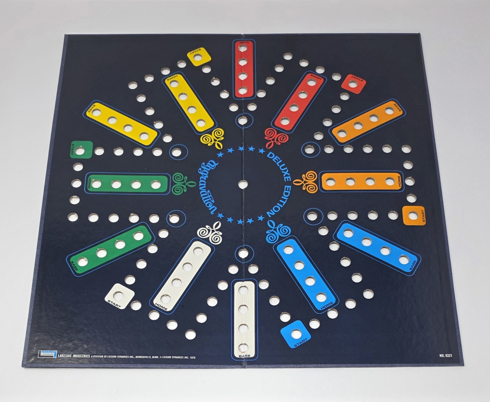 Aggravation Deluxe Party Edition Board Game Lakeside 1972 Vintage COMPLETE