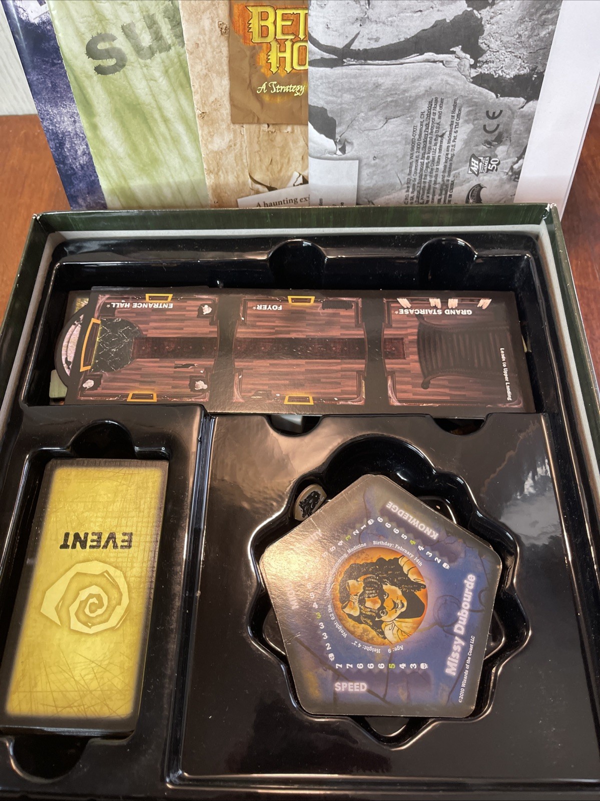 Betrayal At House On The Hill Mystery Game