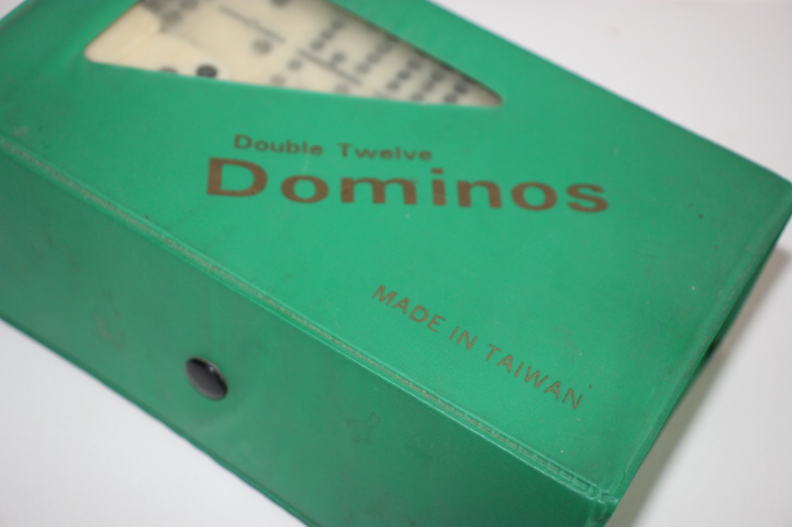 Vtg Set of 92 Professional Double Twelve 12 Dominoes With Spinners Vinyl Case
