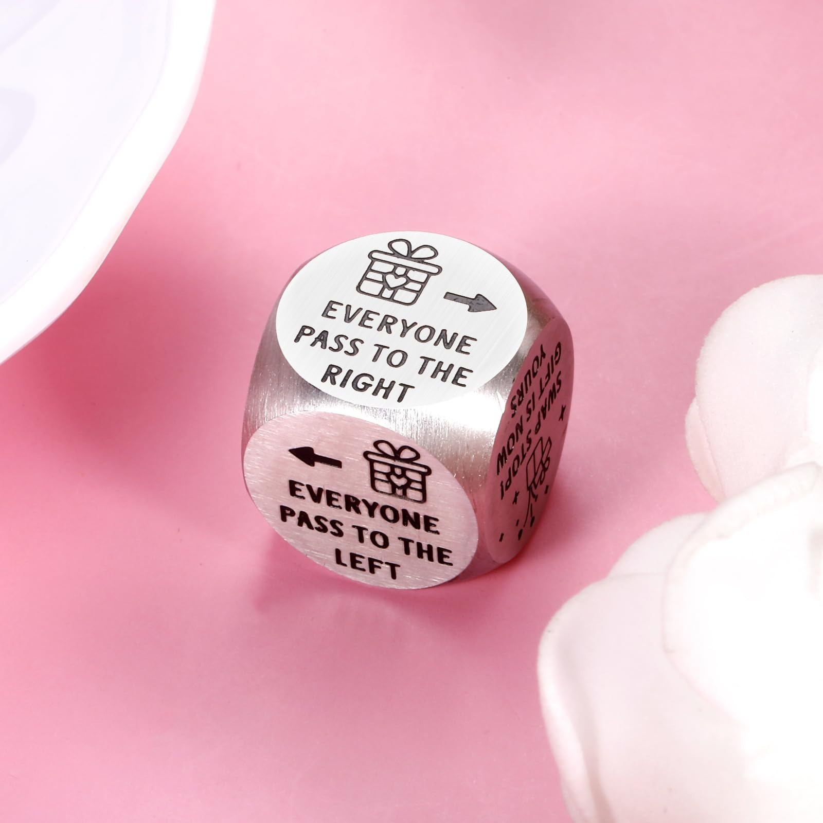 Gift Exchange Dice Game – Fun Family Activity, Stocking Stuffers, White Elephant
