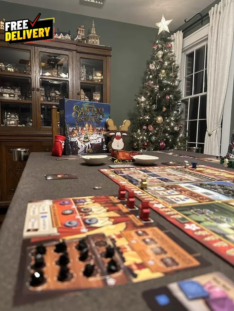 Santa’s Workshop Board Game Standard Edition 2nd Ed Holiday Strategy 2–5 Players
