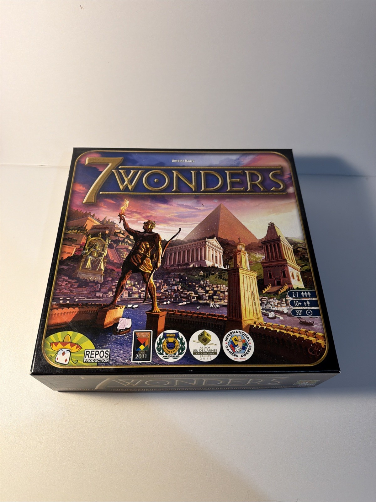 Asmodee Editions Seven 7 Wonders Board Game New Open Box