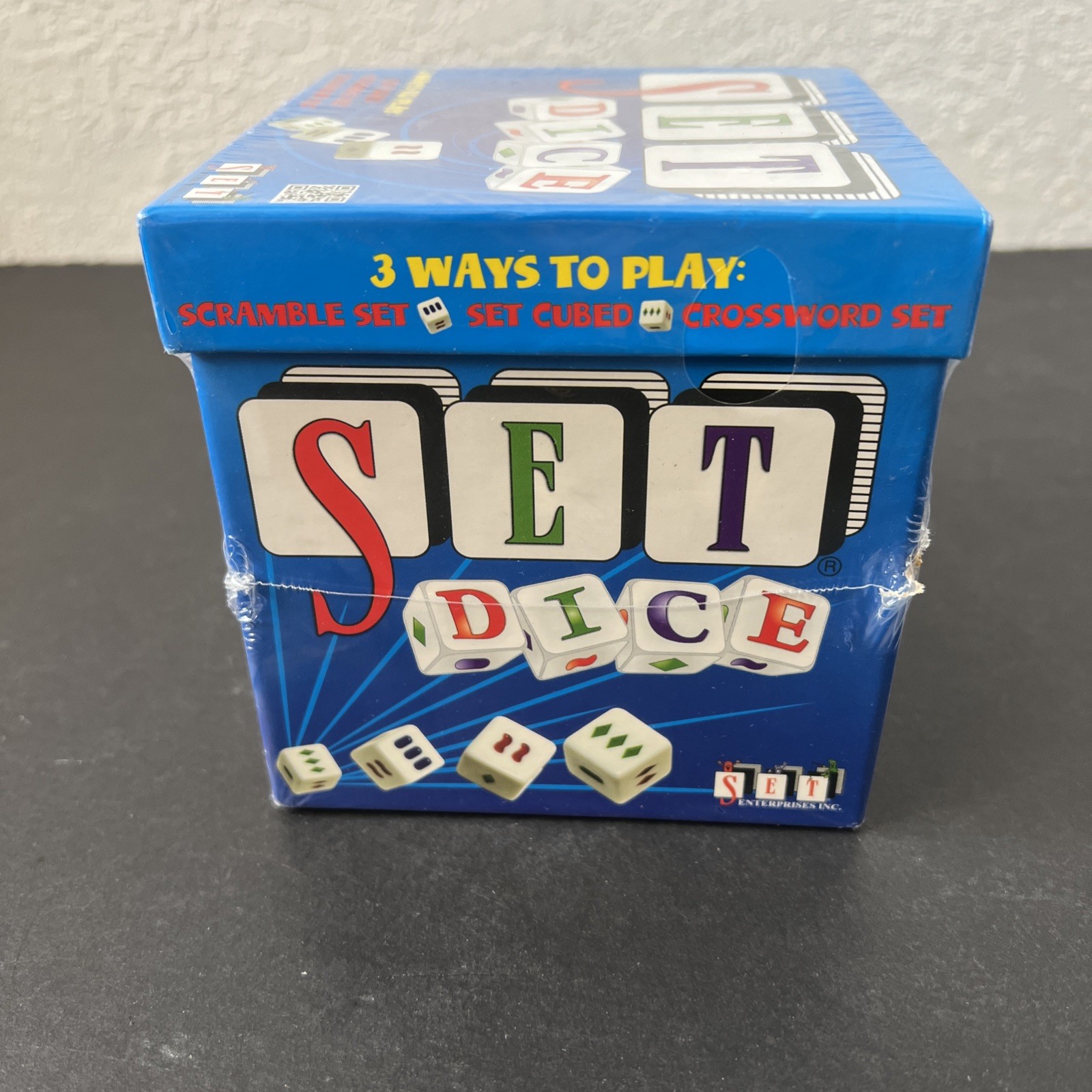 SET Dice Game 3 Ways To Play: Cubed Scramble Crossword 1-6 Players 100% Complete