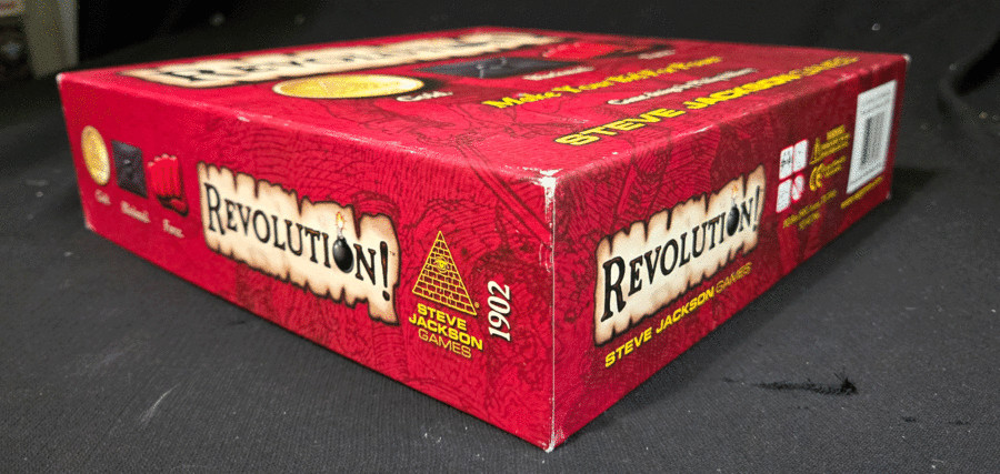Steve Jackson Games Revolution! Strategy Bidding Board Game 1st Edition