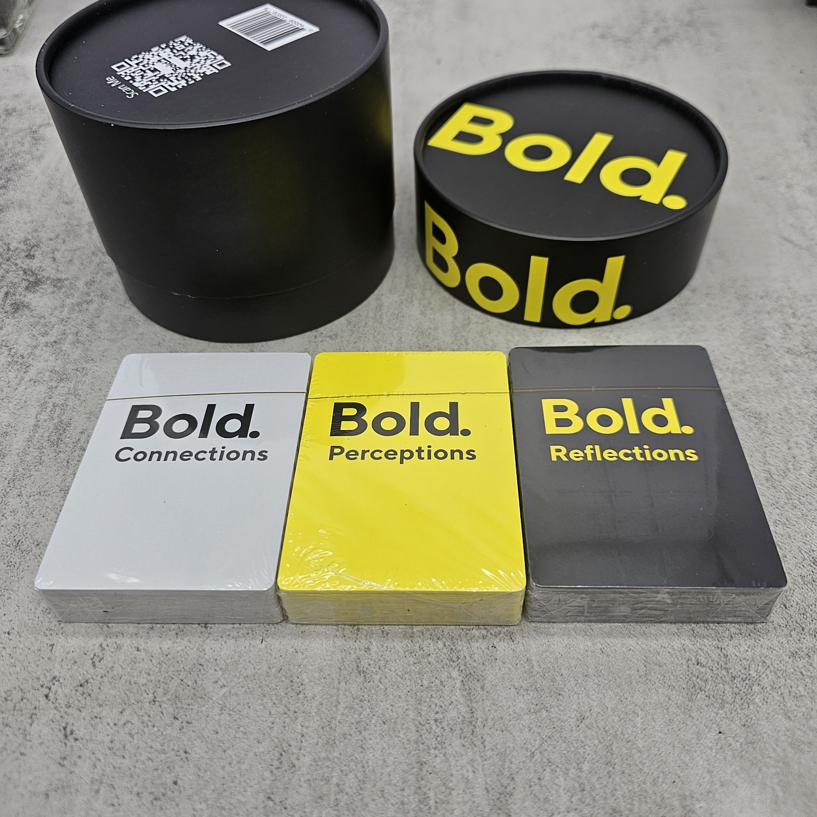 Bold – The Ultimate Conversation Adult Card Game – 3 Decks & 300+ Questions- New