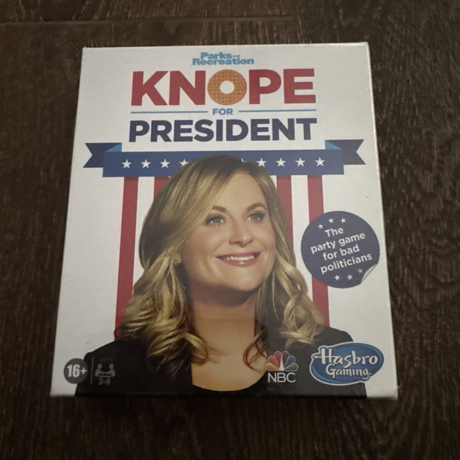 NEW Hasbro Parks & Recreation Party Card Game KNOPE For President 2020 SEALED