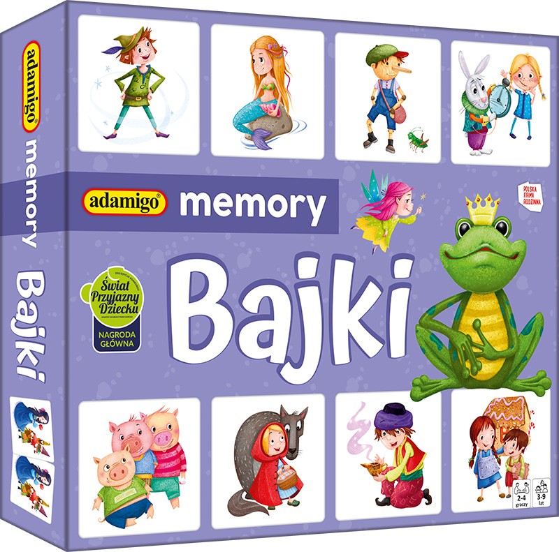 5902410008070 Gra Memory Bayki ADAMIGO 7301 KUKURYKU