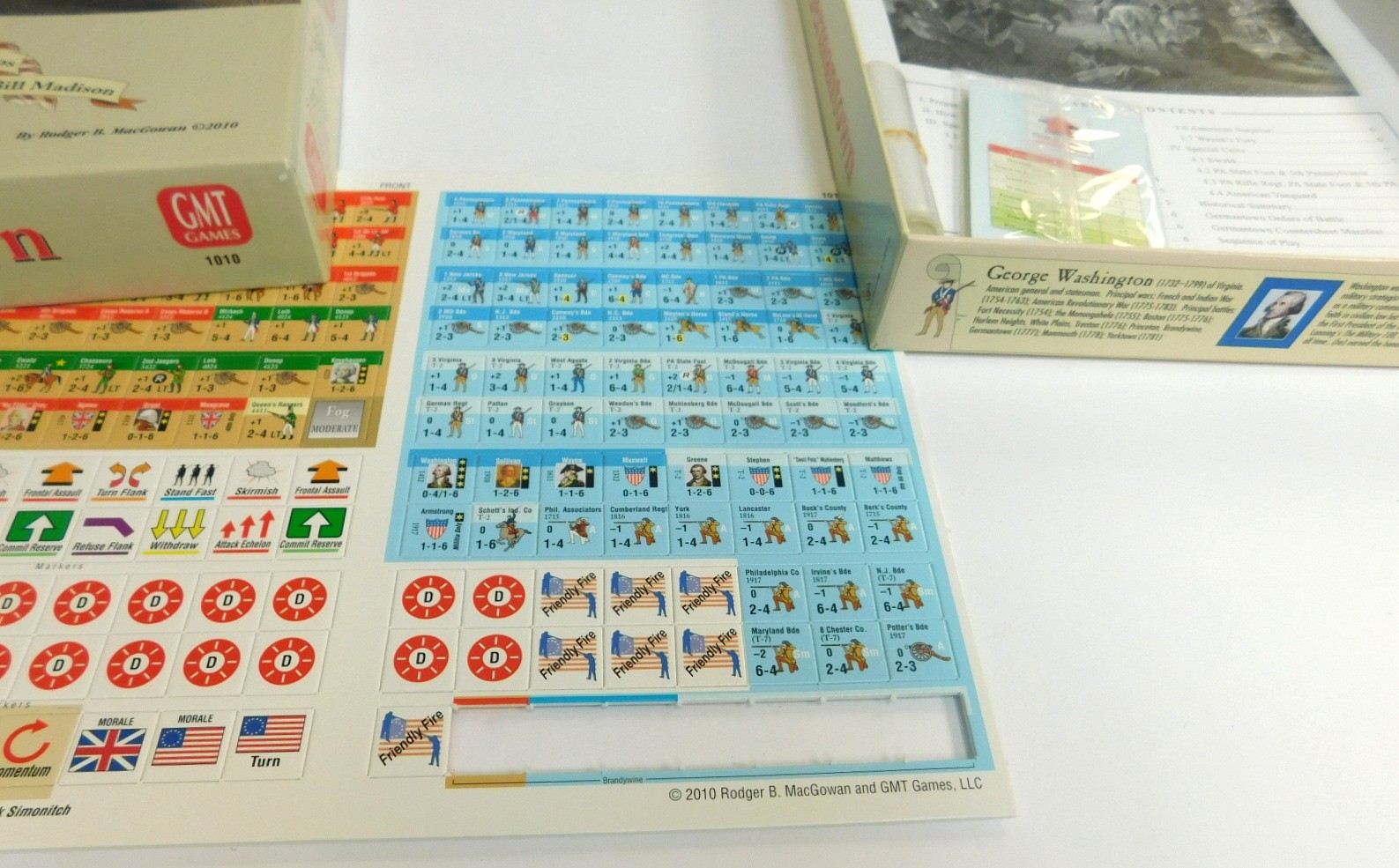 Germantown Battles American Revolution Series Volume V GMT NoRepl counters