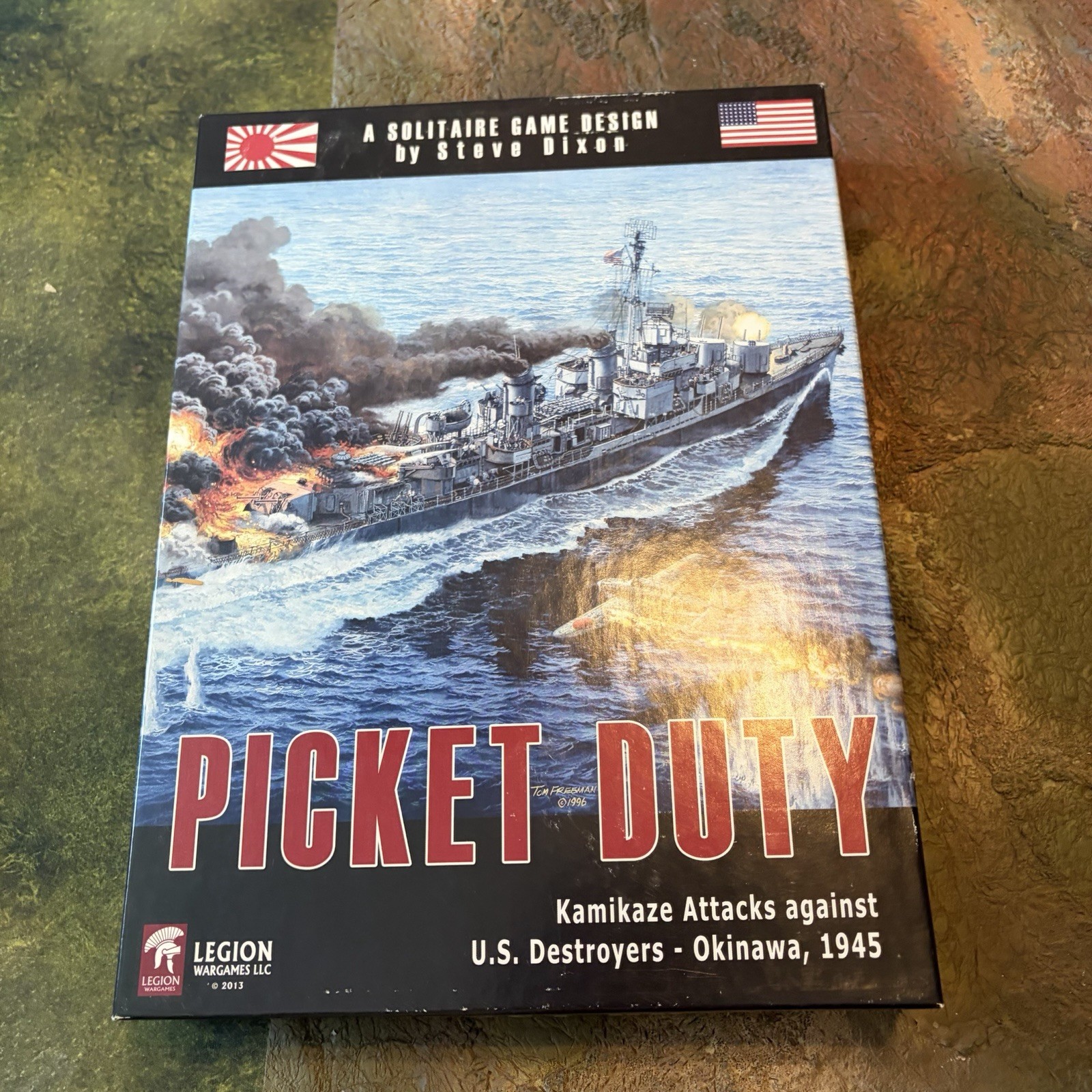 Picket Duty Board Game. Solitaire