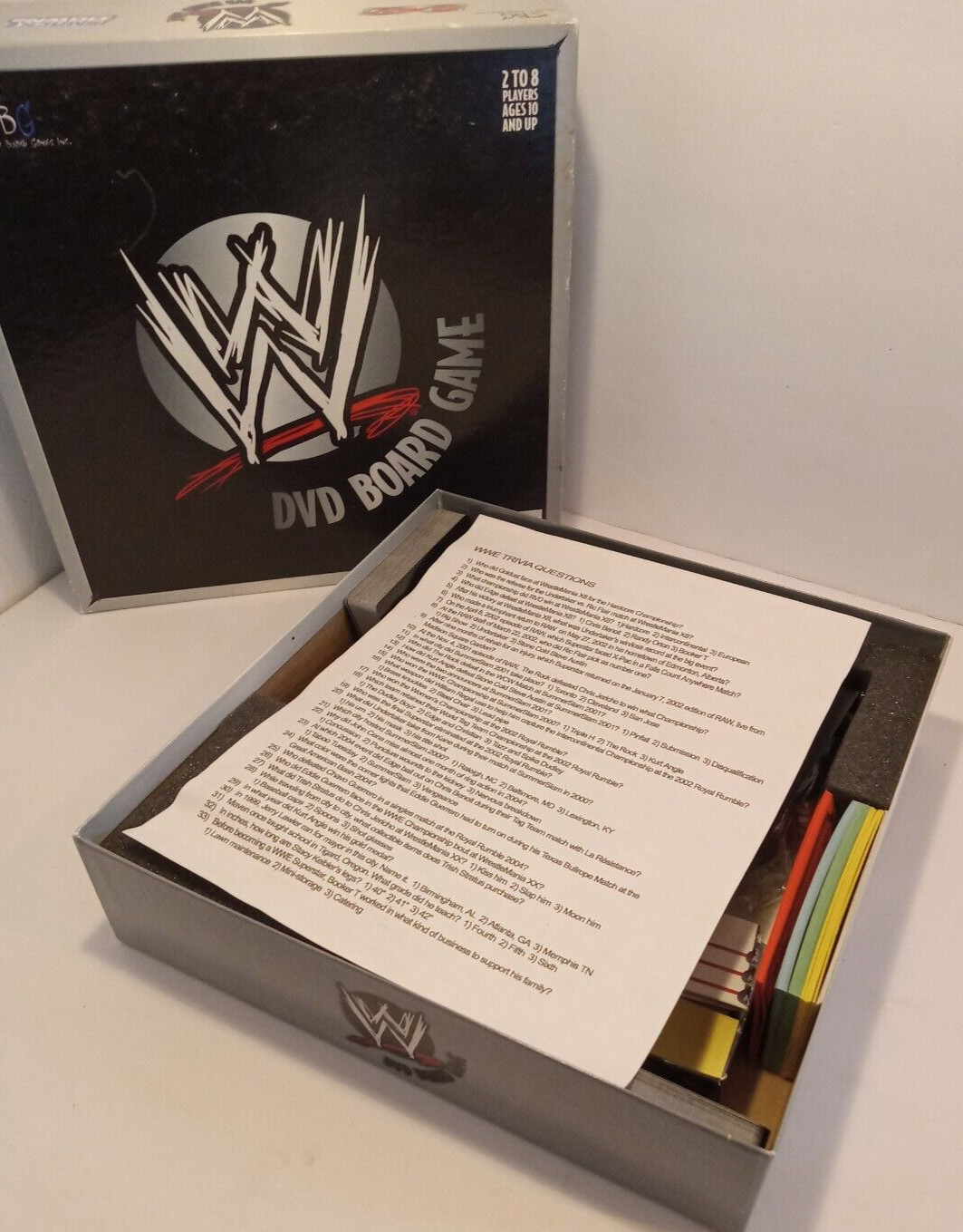 2005 WWE Wrestling DVD Board Game 1st Edition RAW/Smackdown by Specialty Games