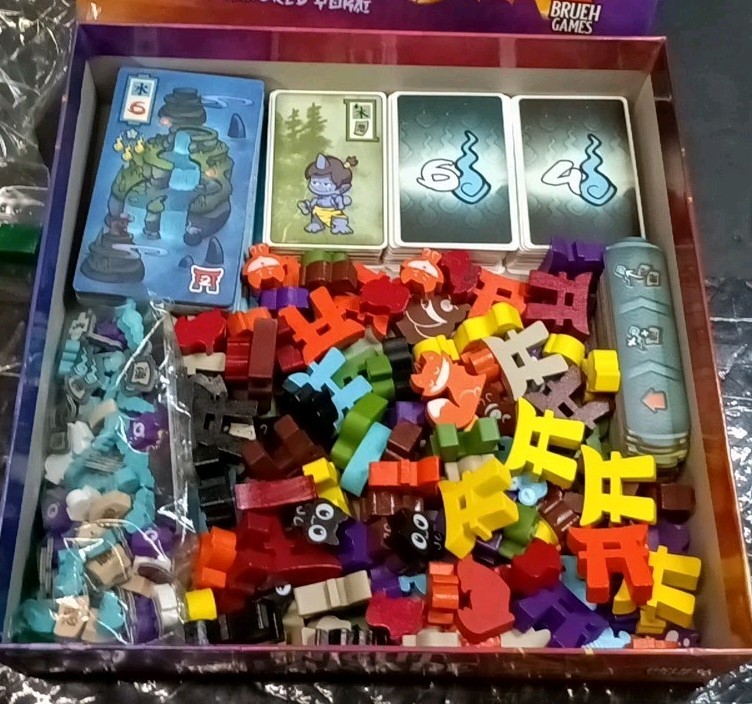 Night Parade of a Hundred Yokai + 3 Expansions Strategy Board Game, Brueh Games