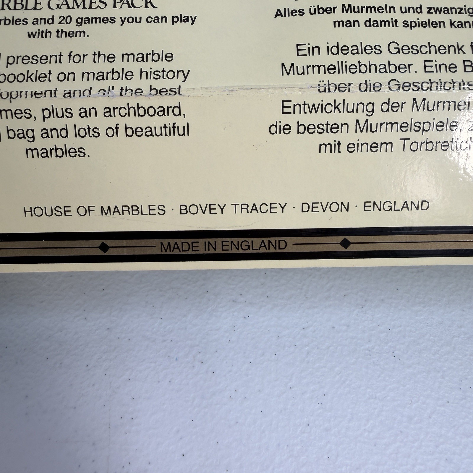 Vintage House of Marbles Games Pack 20 Traditional Games UK Rare Complete