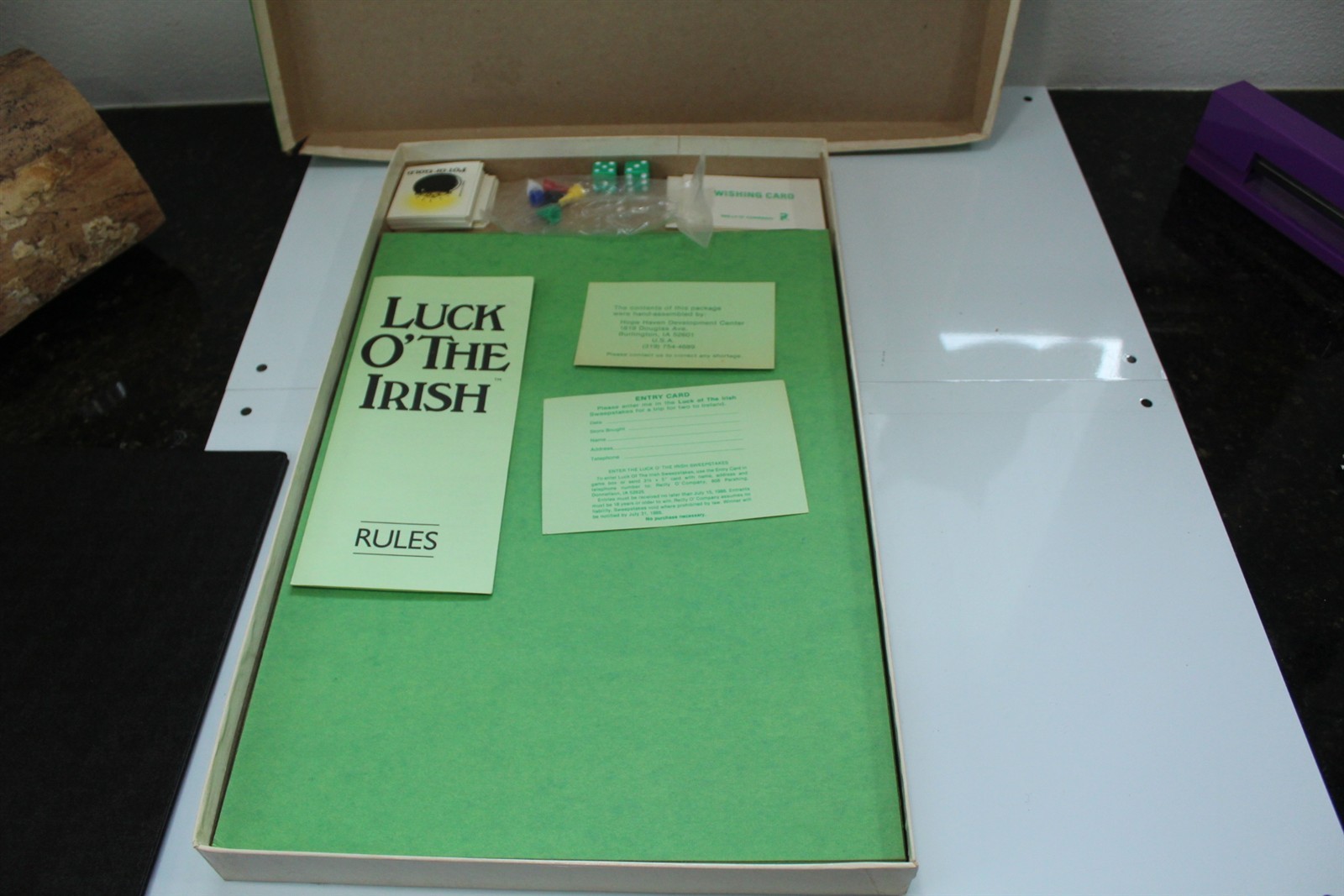 Vintage 1985 Luck O’ The Irish Board Game #RO BGI Reilly O’ Company