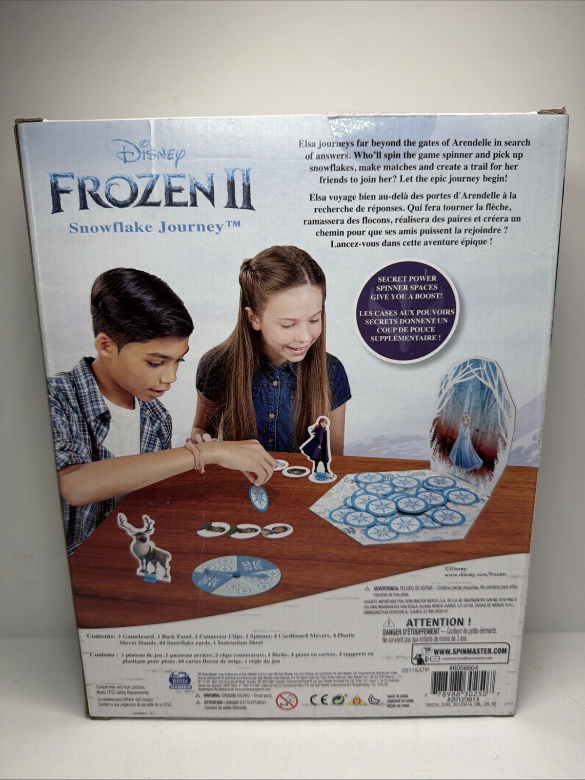 Disney Frozen 2 Snowflake Journey Board Game Kids Adventure Family Game NEW