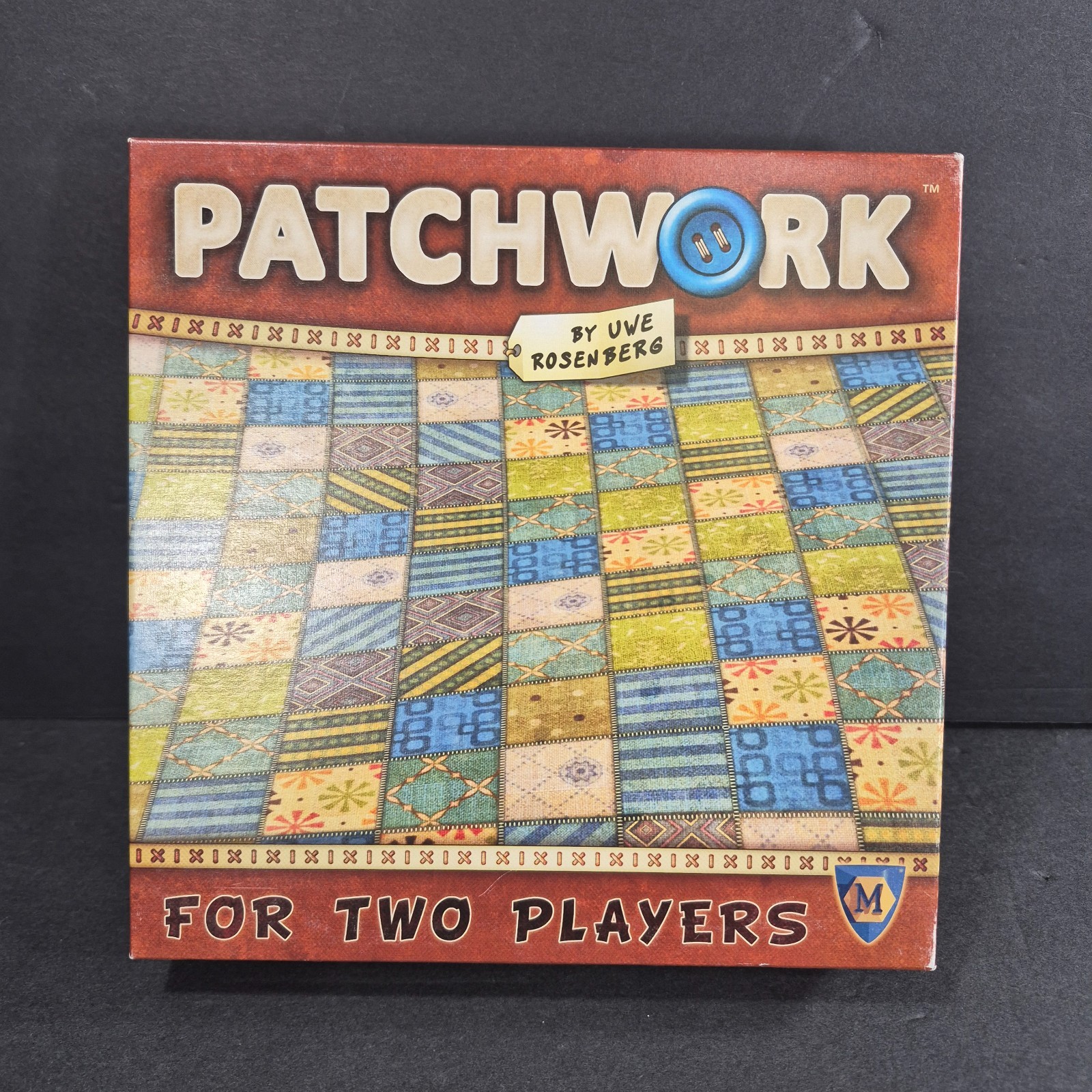 Patchwork Board Game By Uwe Rosenberg 2018 Lookout Games CIB Complete