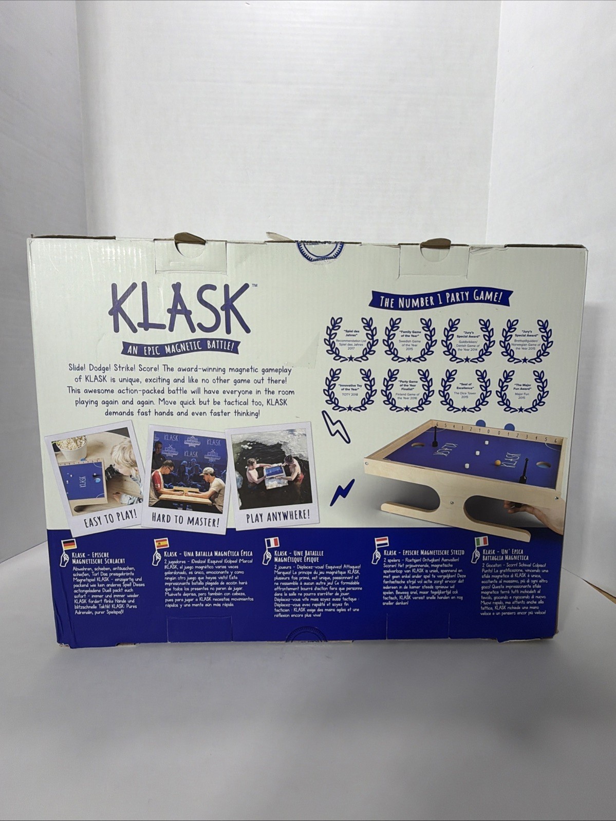 KLASK An Epic Magnetic Battle GAME NEW Open Box