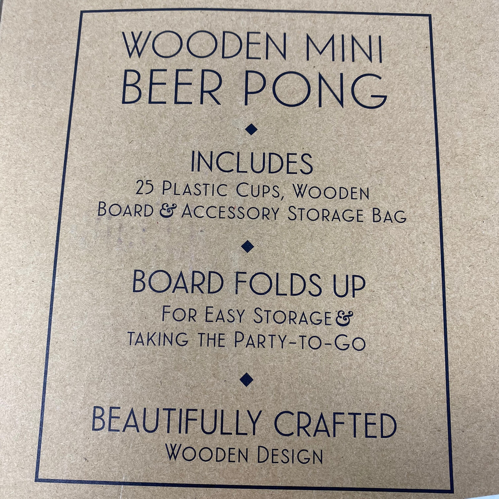 Studio Mercantile Wooden Mini Beer Pong