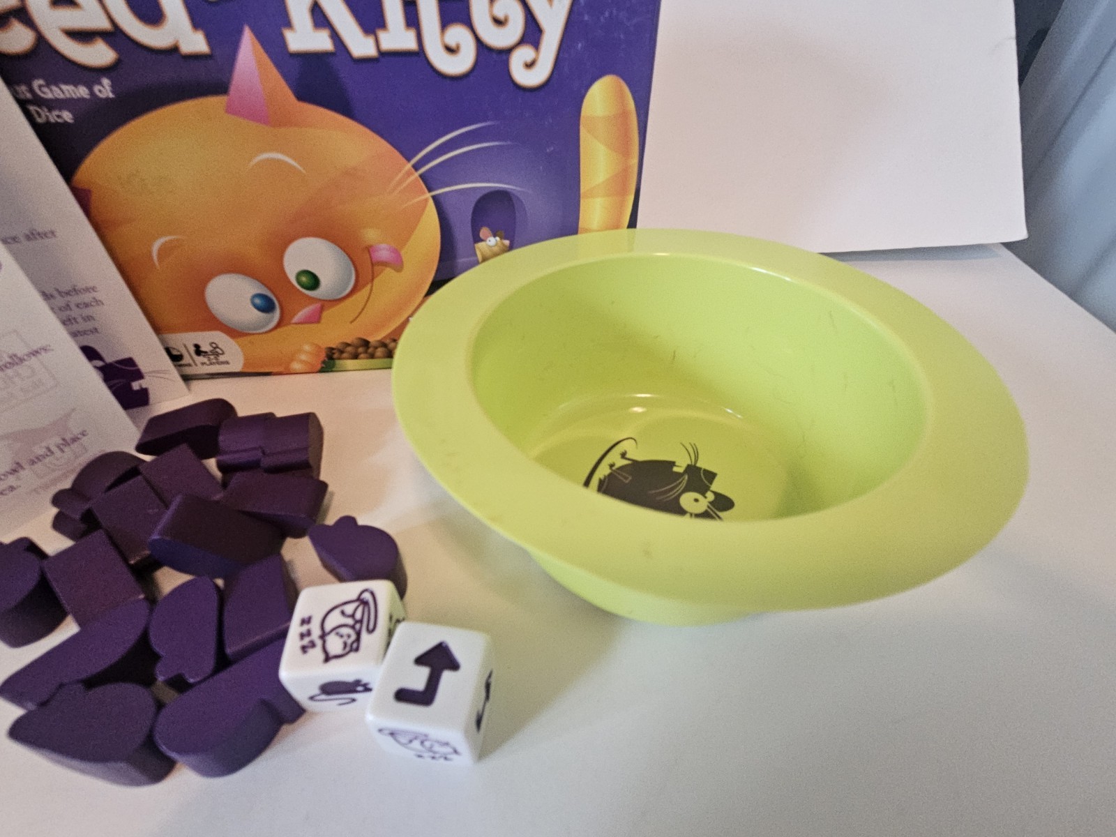Feed the Kitty – A Delicious Game of Mice and Dice – Gamewright 2006 Preowned