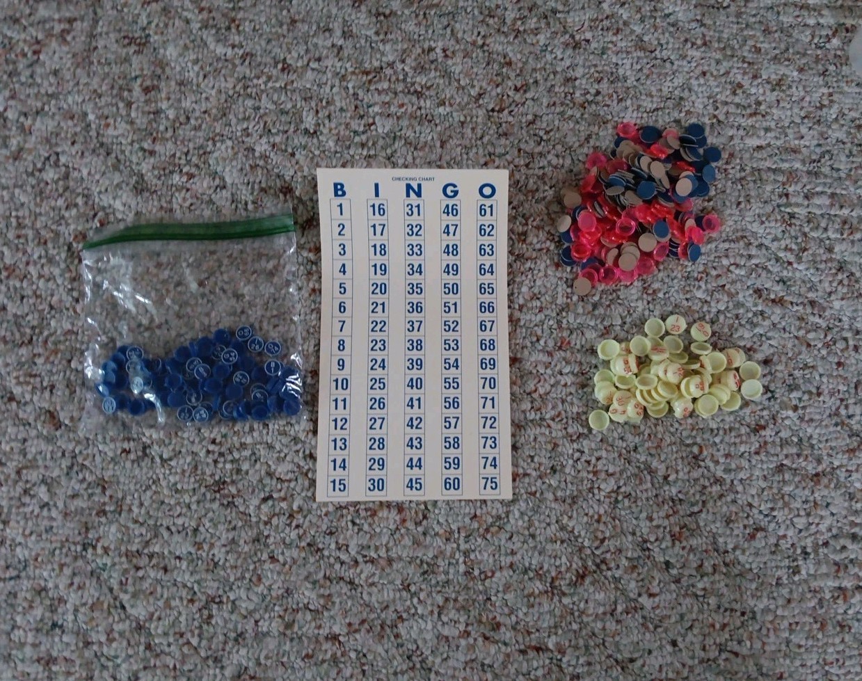 Bingo Set Wooden Case, Wood Master Board, Balls & Number Covers, Cards, Cage
