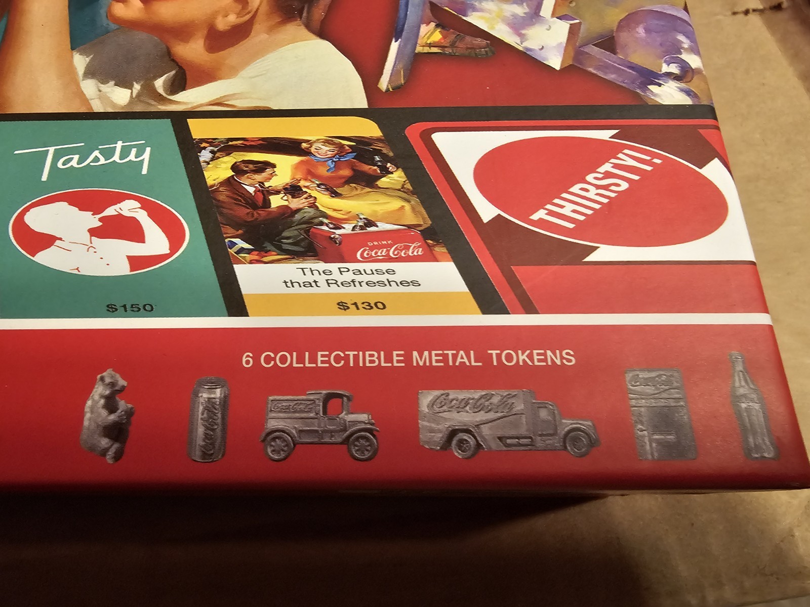 NEW Coca-Cola Opoly Board Game Collector’s Edition 6 Token Set by Masterpieces