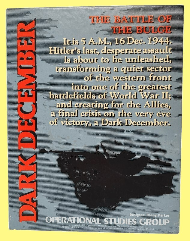 Dark December, OSG Operational Studies Group war boardgame