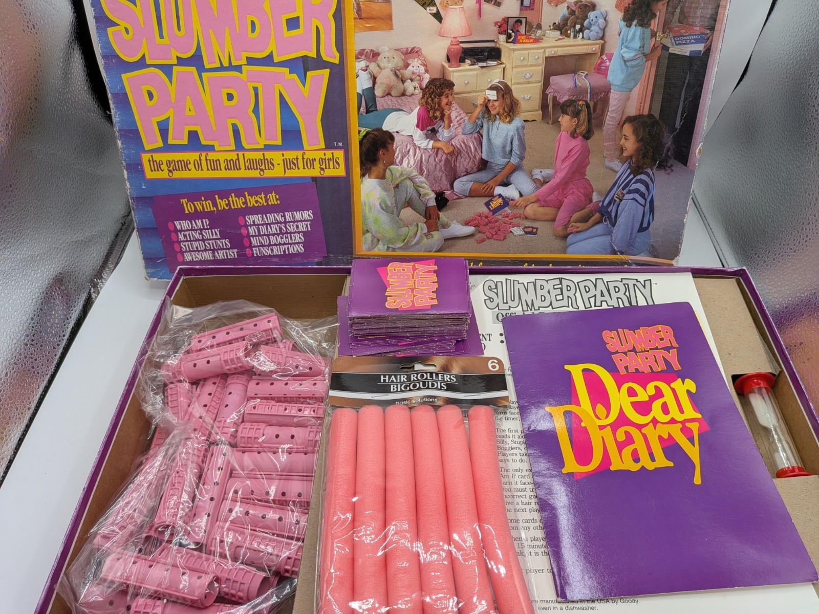 1990 Slumber Party Board Game by Cadaco Complete in Great Condition Girl’s Sleep