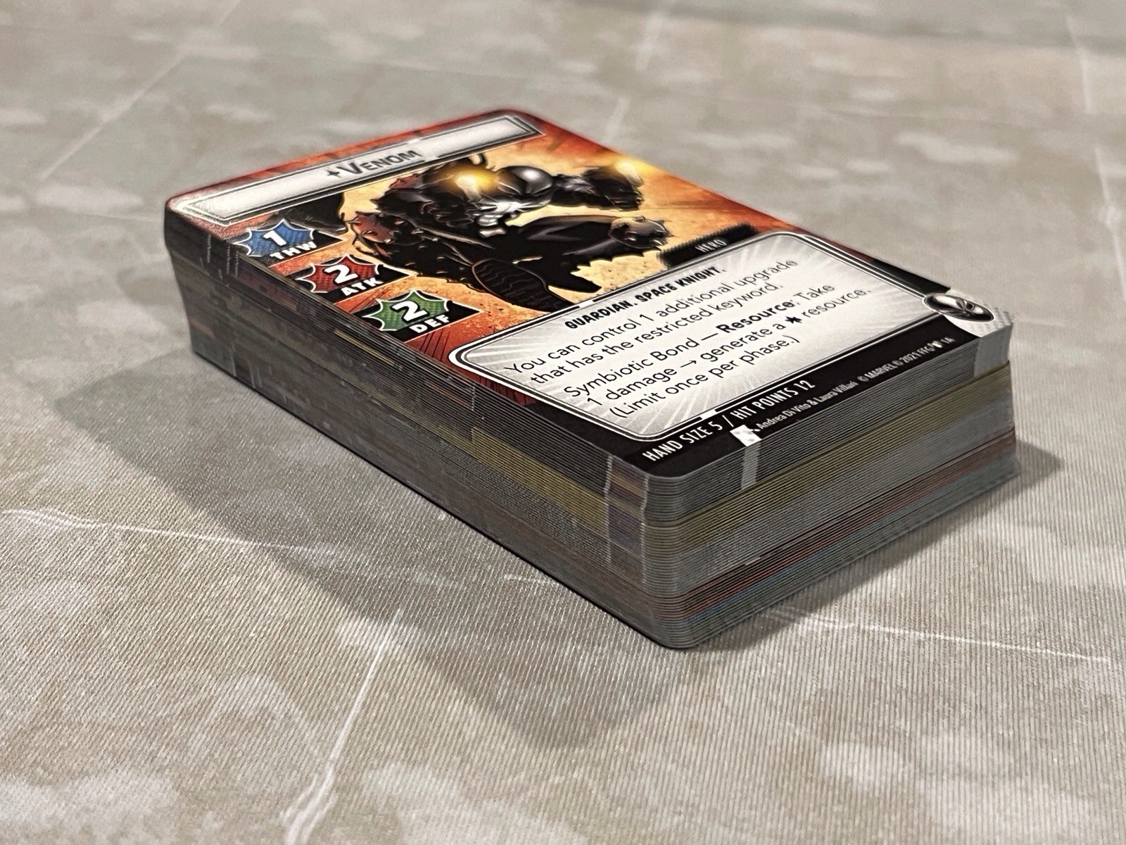 Marvel Champions LCG – Hero Decks Ms Marvel, Valkyrie, Star Lord NIS + Venom