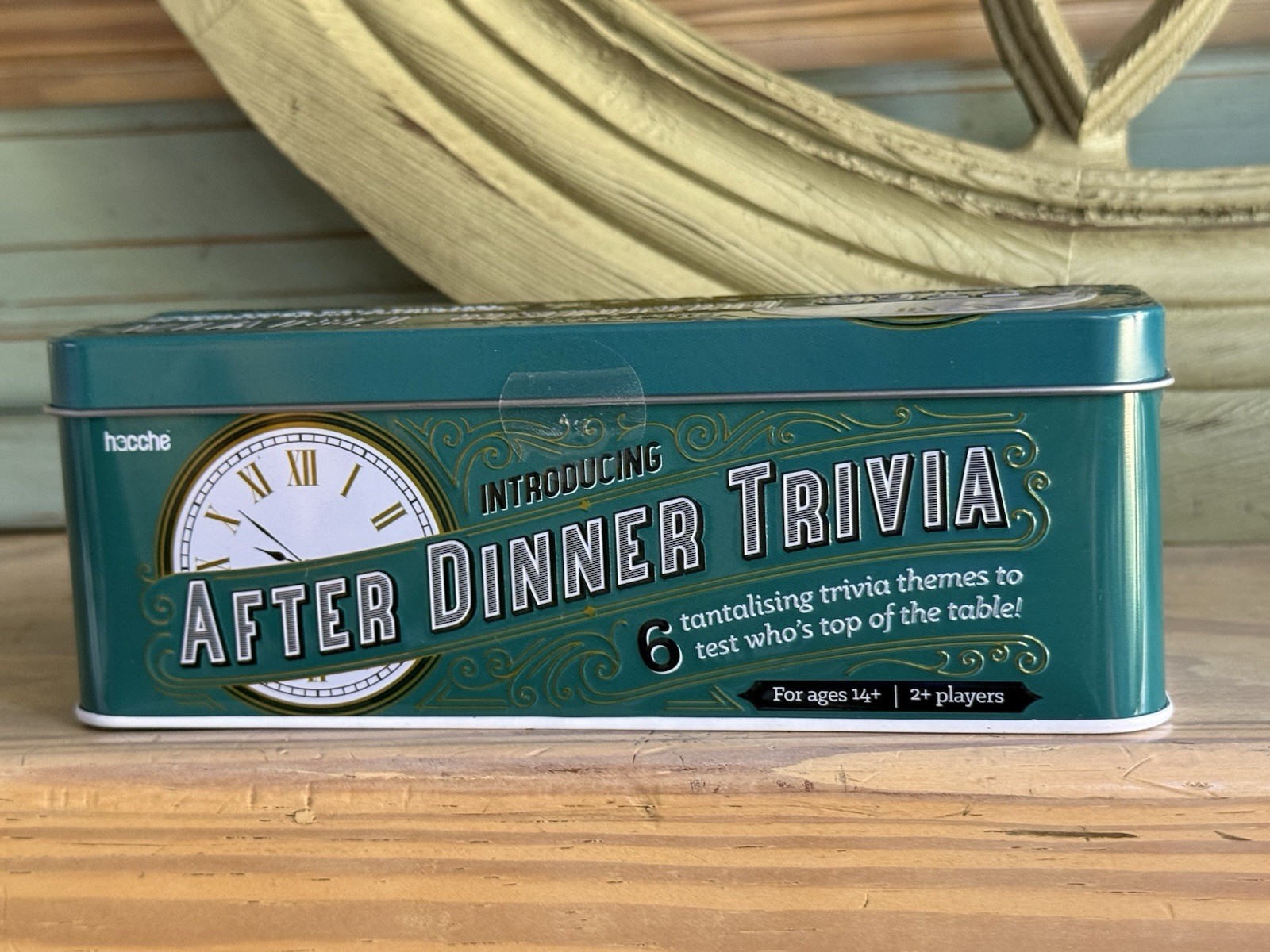 After Dinner Trivia Game in Tin – 300 Cards Hacce / Made in UK