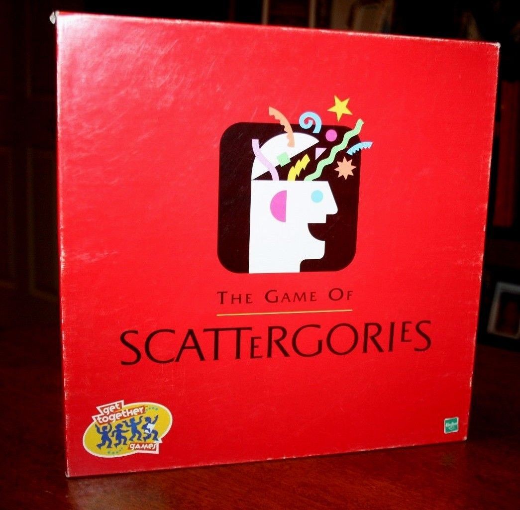 Hasbro 1999 SCATTERGORIES Table Game Ages 12 to Adult EXCELLENT COND.
