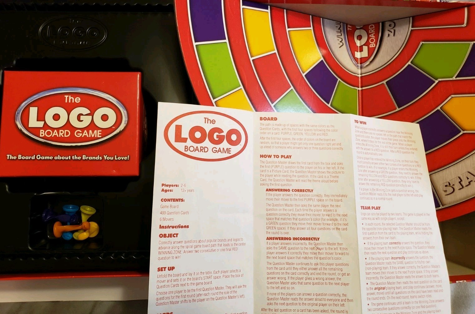 The LOGO Board Game – Ages 12+, 2 to 6 Players | Fun Party Game