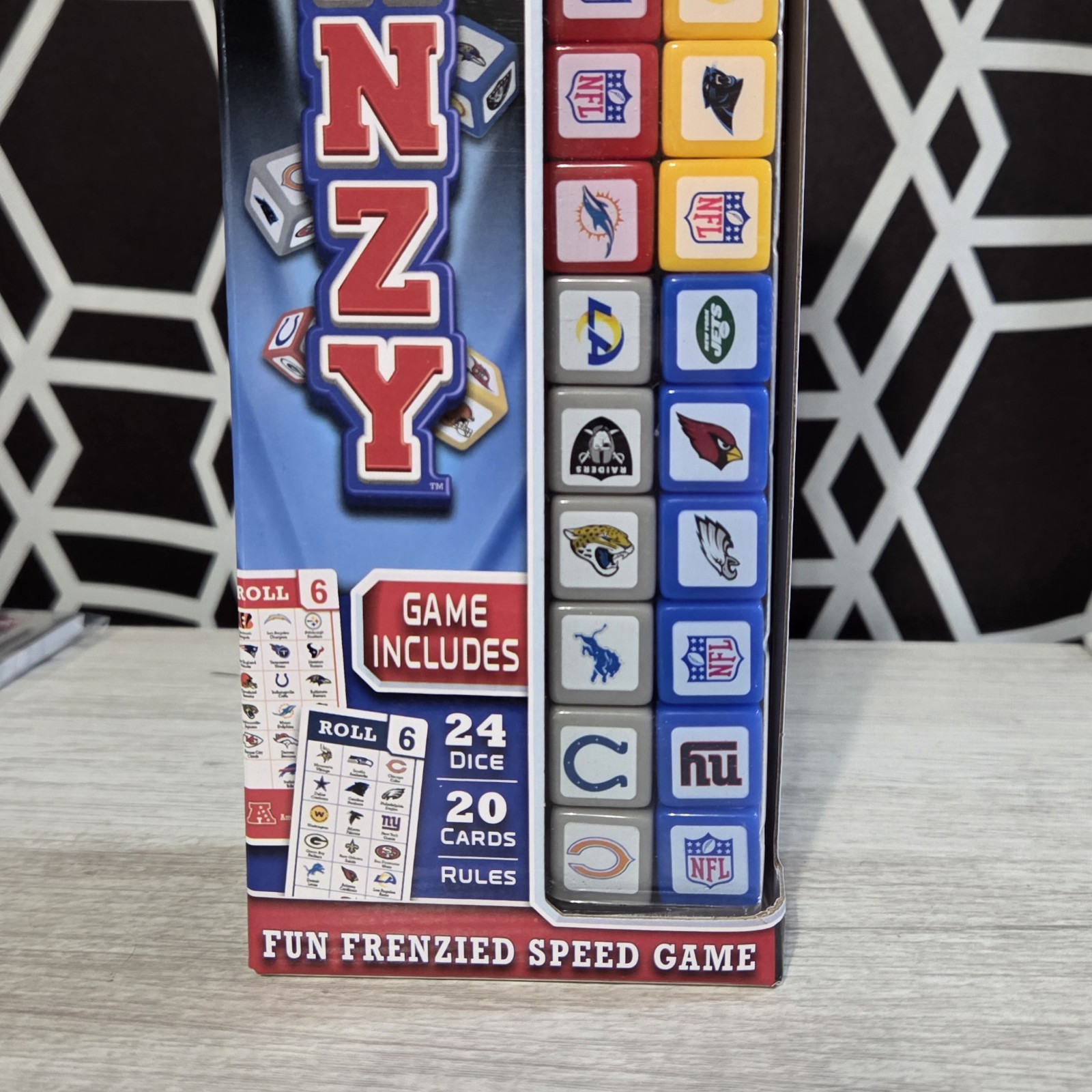 MasterPieces Licensed NFL Fanzy Dice Game “Fun Frenzied Speed Game” NEW