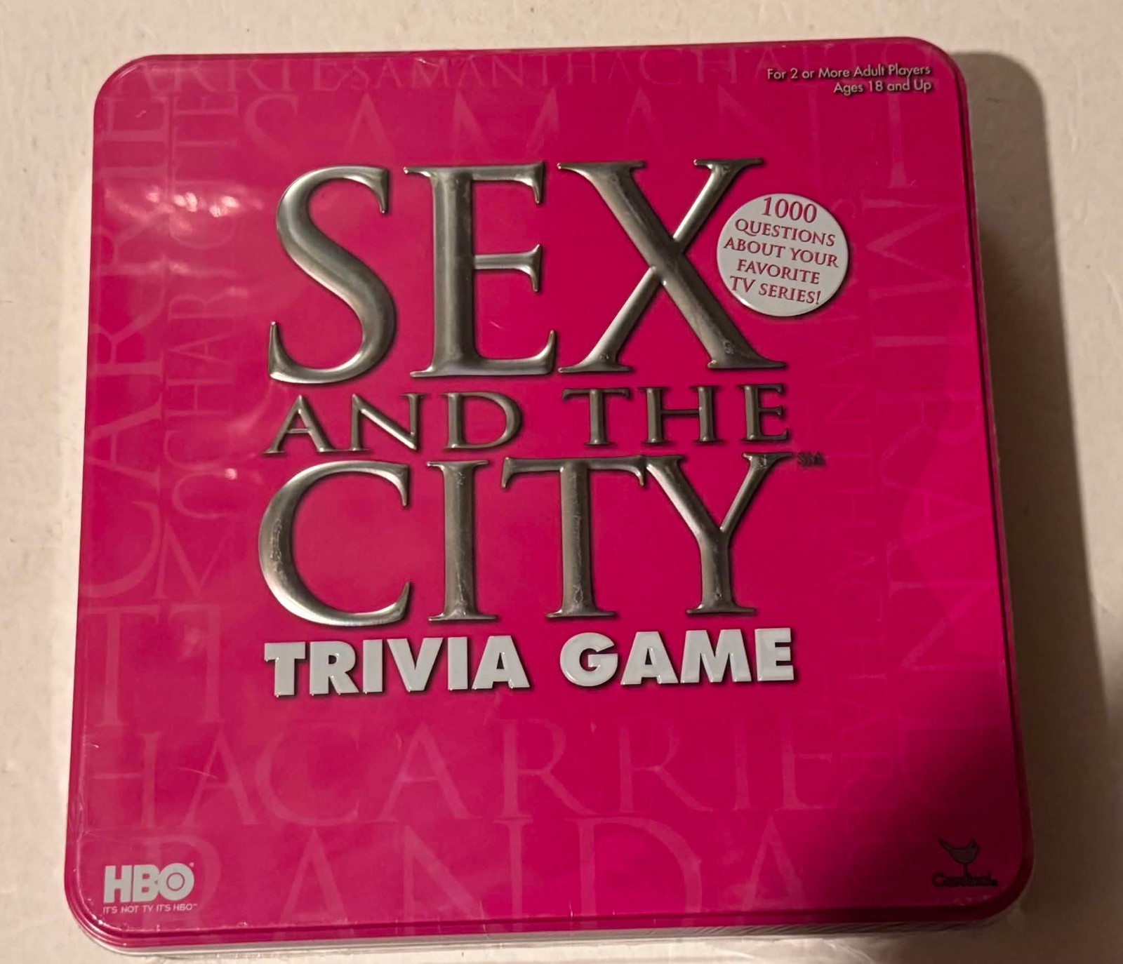 Sex and the City Trivia Game Tin HBO 2004 New & Sealed free shipping