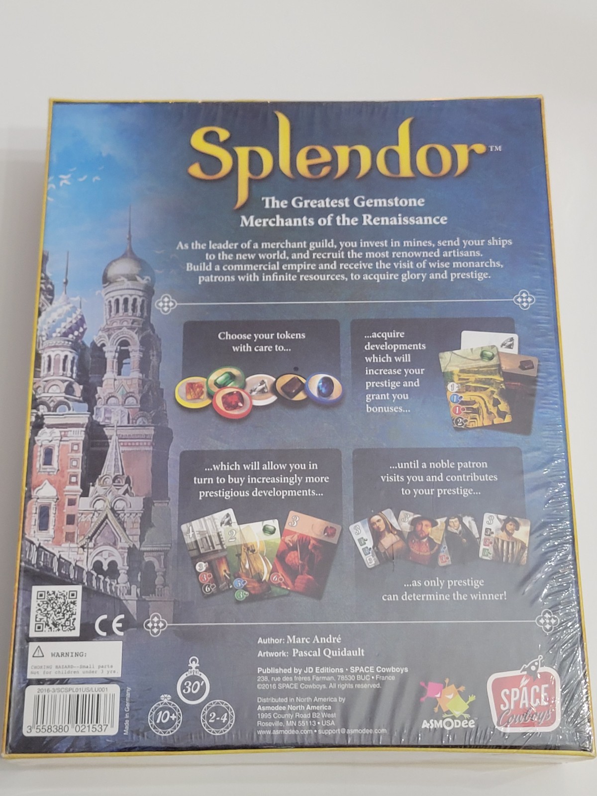 Splendor – Fun Multiplayer Card-Based Board Game New Sealed